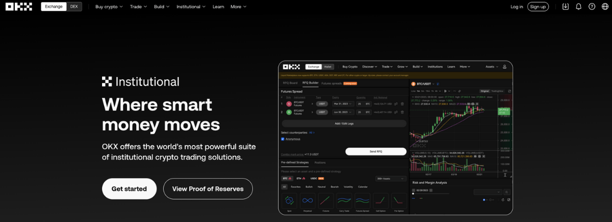 Okx Institutional Homepage