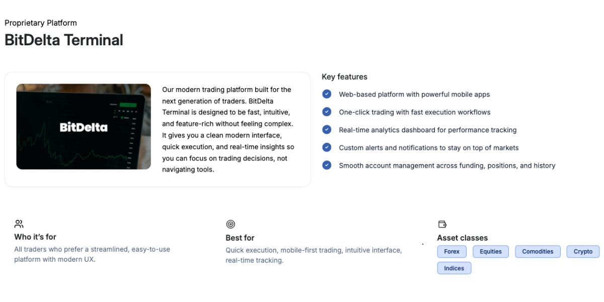bitdelt pro proprietary platform