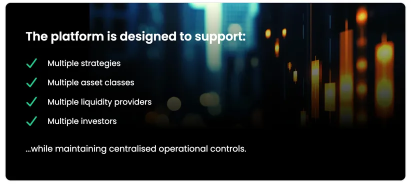 trademakers is designed to support multiple strategies asset classes LPs and investors