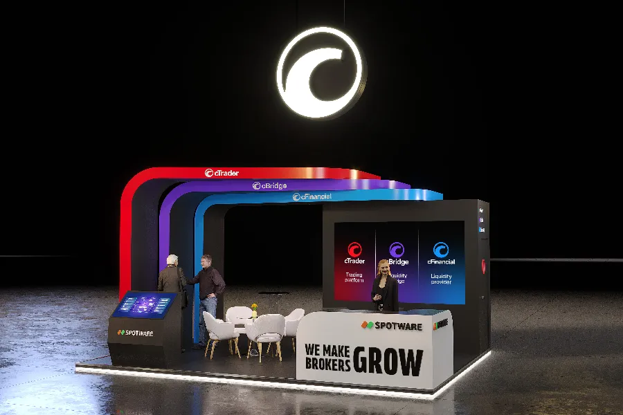 spotware's booth at fx expo dubai 2026